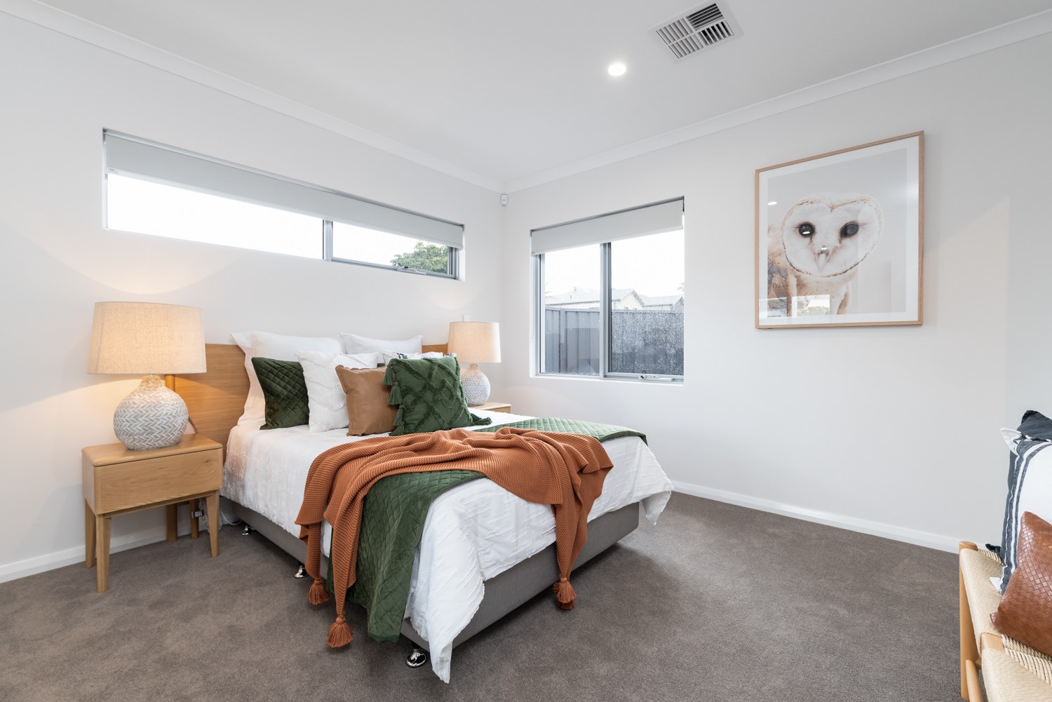 Light-filled furnished bedroom in Yokine